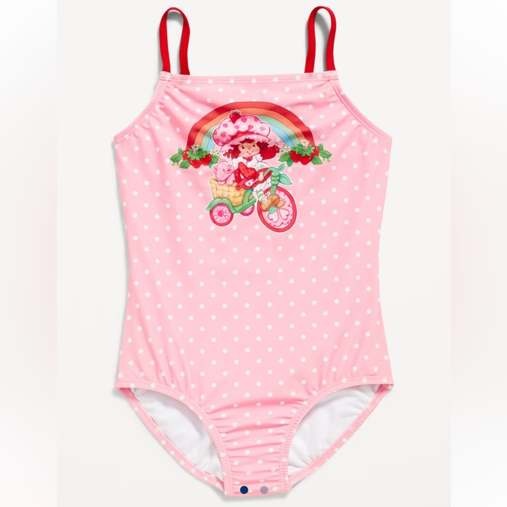 Strawberry Shortcake™ Back Cutout One-Piece Swimsuit for Girls